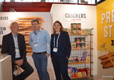 Bolletje produceert biologisch knäckebröd. Frank Willemars, Jeroen Penninks en Susan Koelen.